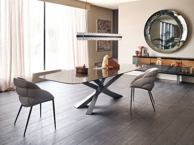 Стол обеденный Lancer Moonglass