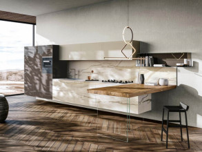 Кухня 36e8 Marble Xglass