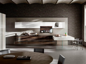 Кухня 36e8 Wood Xglass