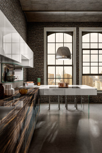 Кухня 36e8 Wood Xglass