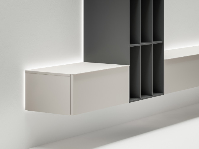 Стенка Libreria White