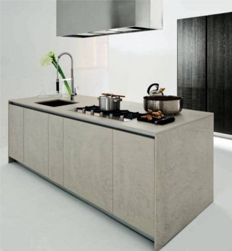 Кухня Slim Sliced Dark Oak &amp; Ecomalta