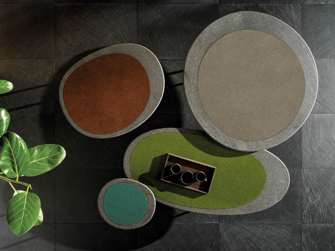 Столик журнальный Isole Lava Stone