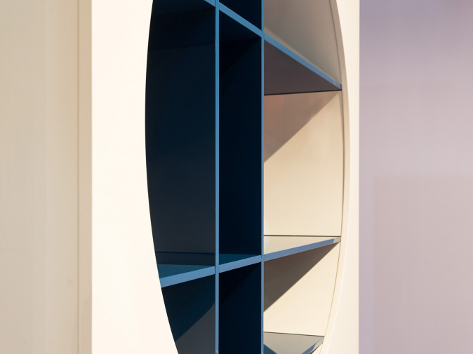 Стеллаж Hole White