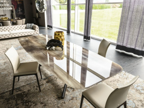 Стол обеденный Planer Crystalart