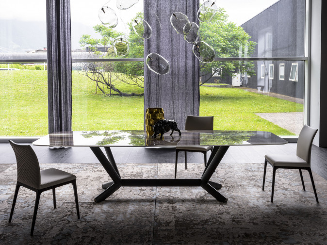 Стол обеденный Planer Crystalart