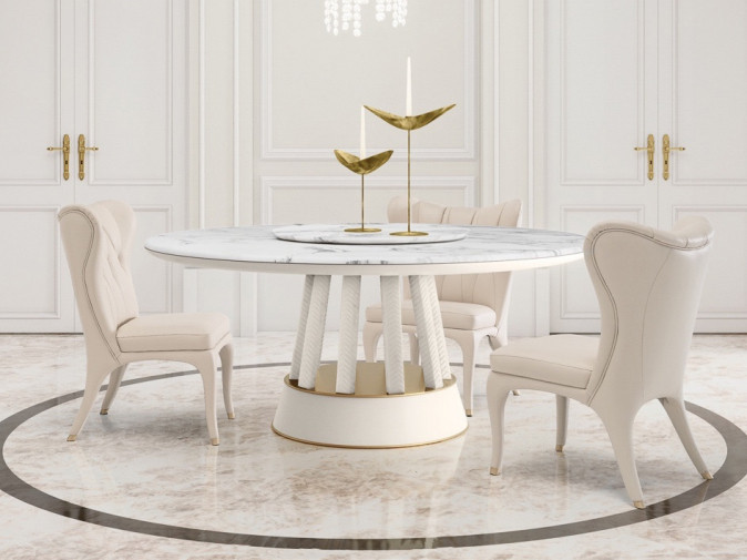 Стол обеденный Prestige White