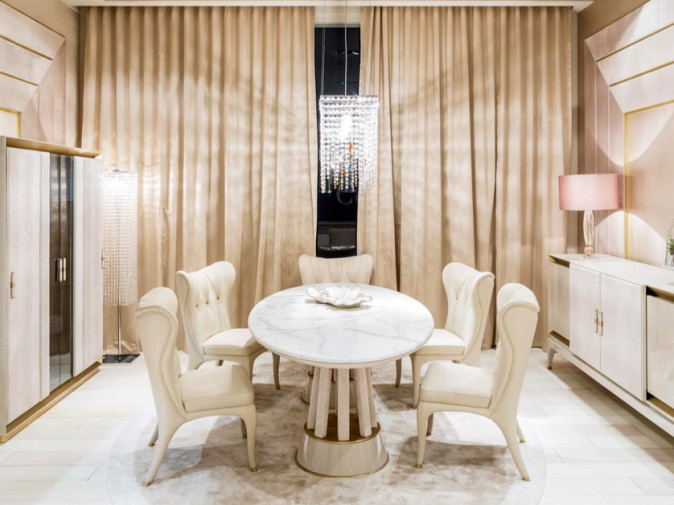 Стол обеденный Prestige White