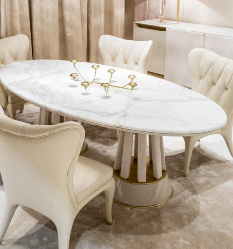 Стол обеденный Prestige White