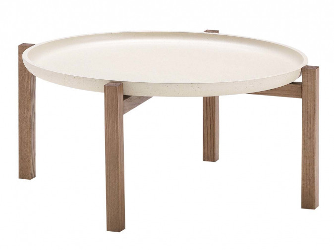 Столик журнальный Gong Beige Round