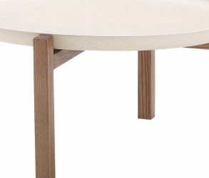 Столик журнальный Gong Beige Round