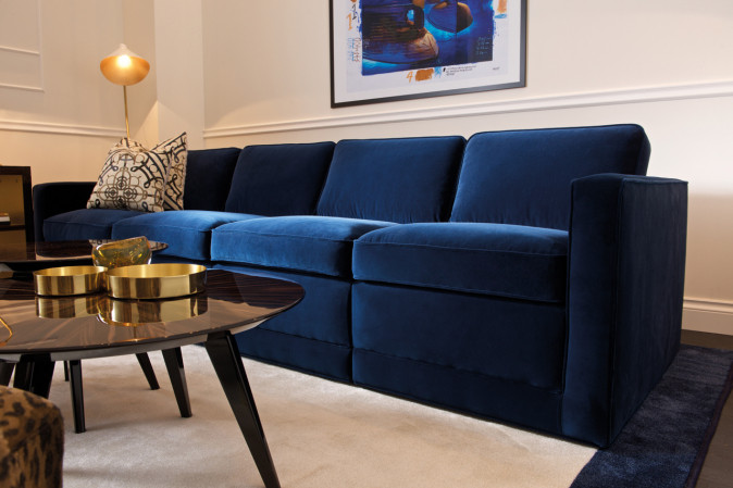 Диван Charles Blue