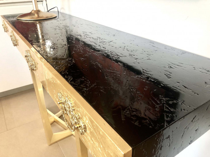 Консоль Metropolis Black/Gold