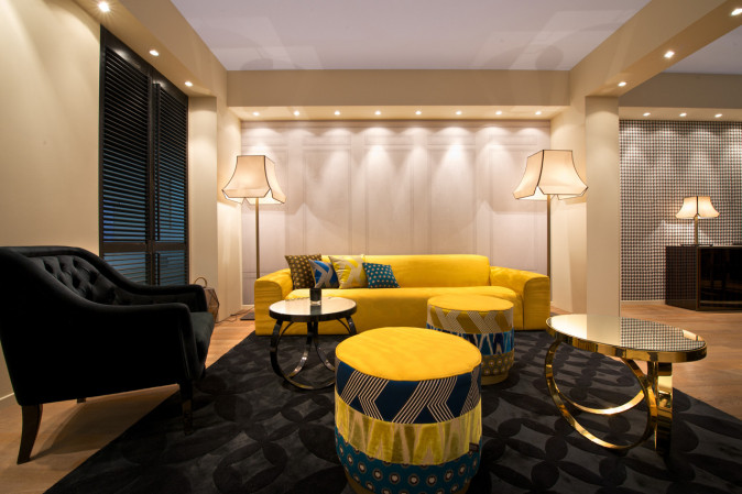 Диван Pierre Yellow