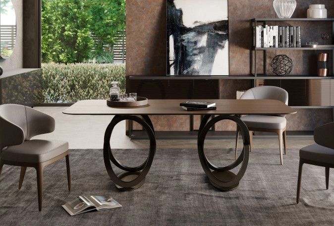 Стол обеденный Sfera Brown