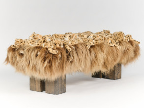 Банкетка Leo Dark Wood