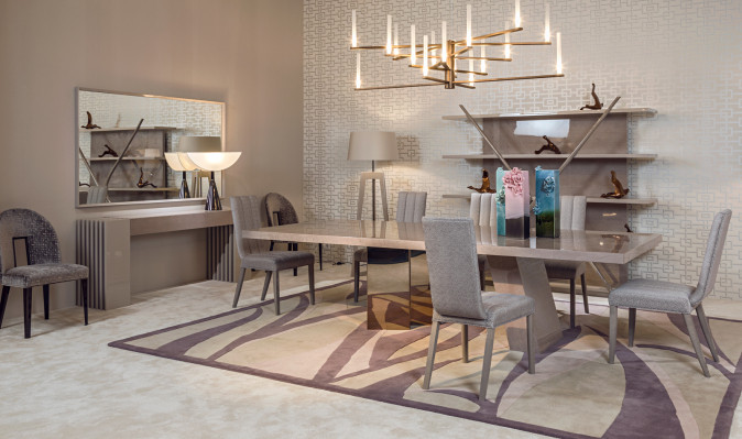 Стол обеденный Opera Grey