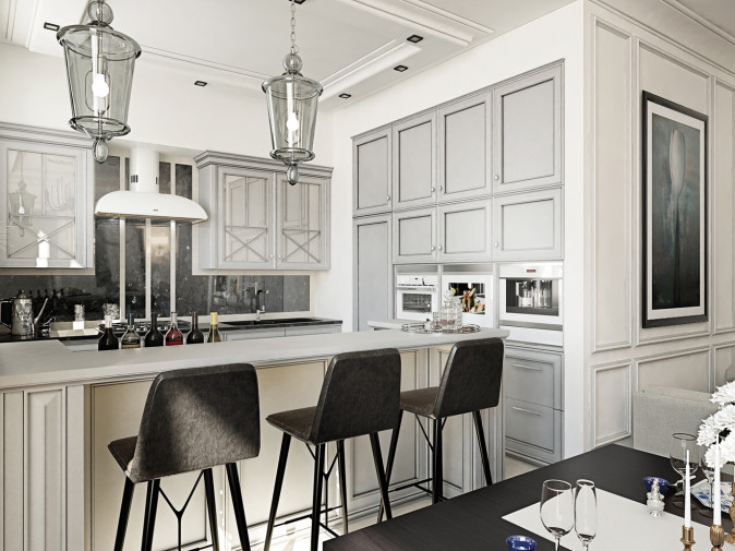 Кухня Dama Grigio Chiaro