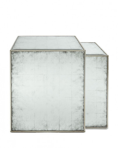 Столик журнальный Set Of Two Églomisé Nesting 0220