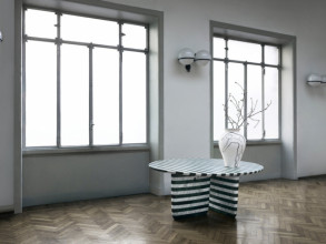 Стол обеденный Tobi-Ishi striped marble