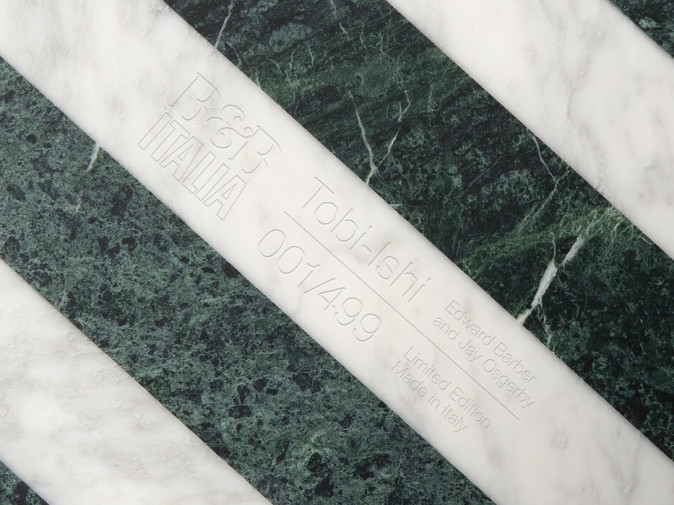 Стол обеденный Tobi-Ishi striped marble