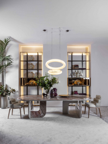 Стол обеденный Gregory Beige