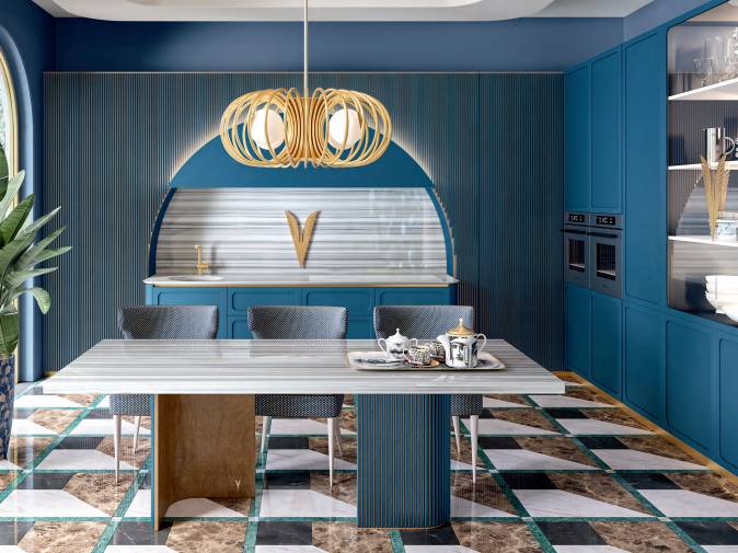 Кухня Blu Navy&amp;Briar