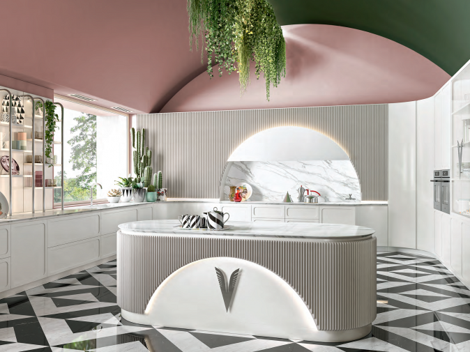 Кухня Floral White