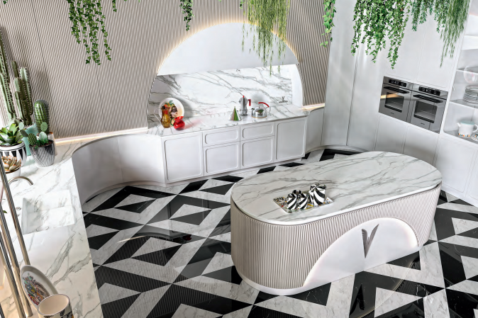 Кухня Floral White