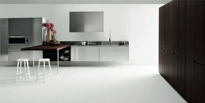 Кухня Slim Stainless Steel