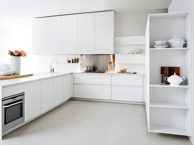 Кухня Slim Total White