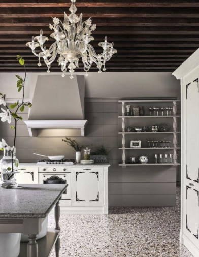 Кухня Etoile Laccato Seta Bianco Creta