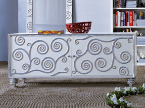 Комод Klimt Bianco Con Argento