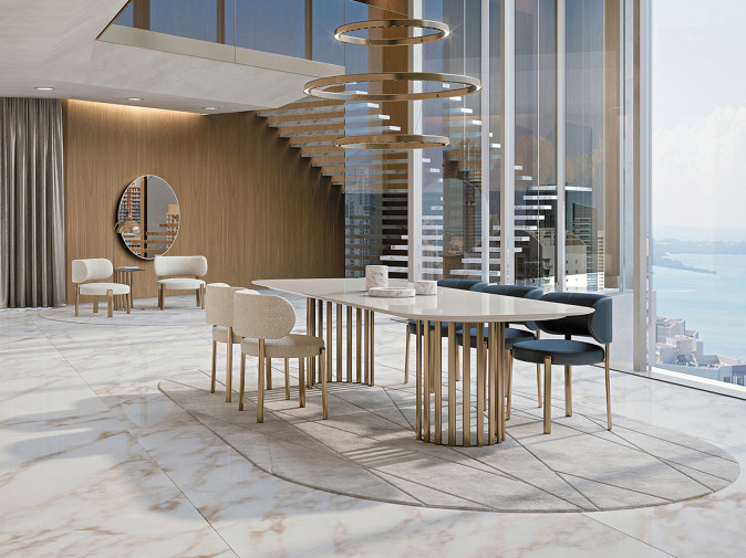 Стол обеденный Roma Metal