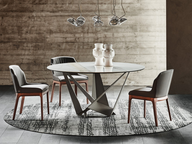 Стол обеденный Skorpio Keramik Round