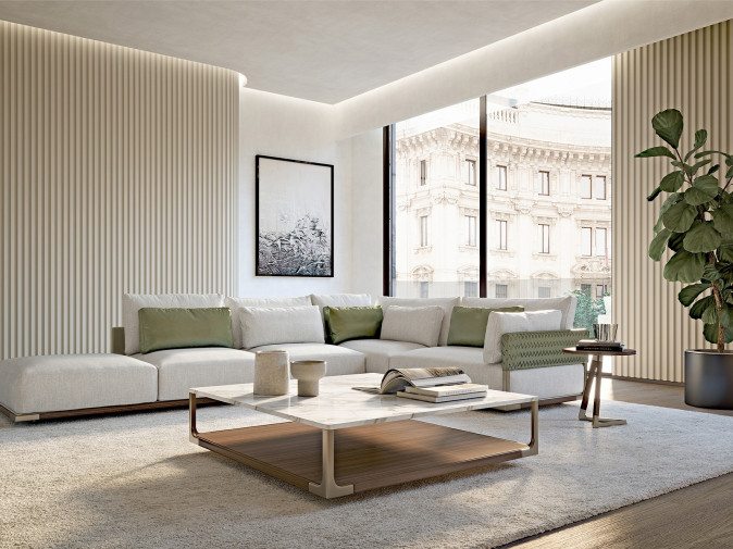 Столик журнальный Drum Rectangular