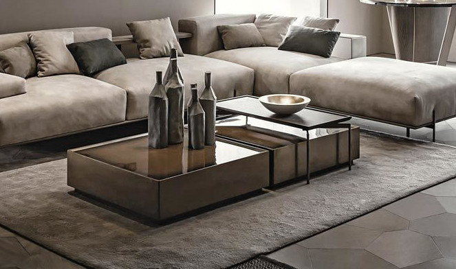 Столик журнальный Block Grigio Sfumato