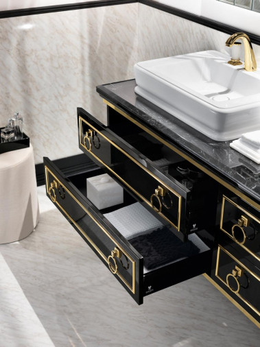 Тумба под раковину Lutetia Black