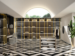 Гардеробная W003