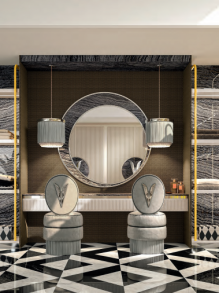 Гардеробная W003