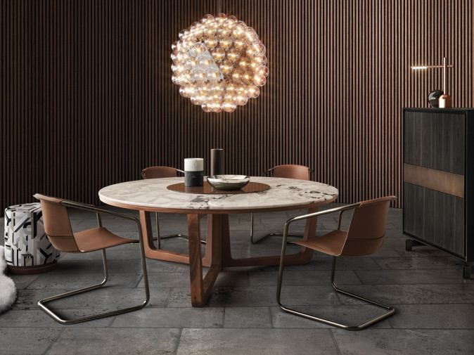 Стол обеденный Ascot Brown