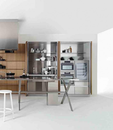 Кухня El_01 Rovere Tranche Chiaro