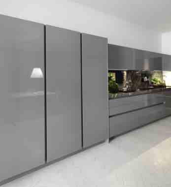 Кухня Slim Laccato Lucido Grigio