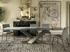 Стол обеденный Stratos Crystalart