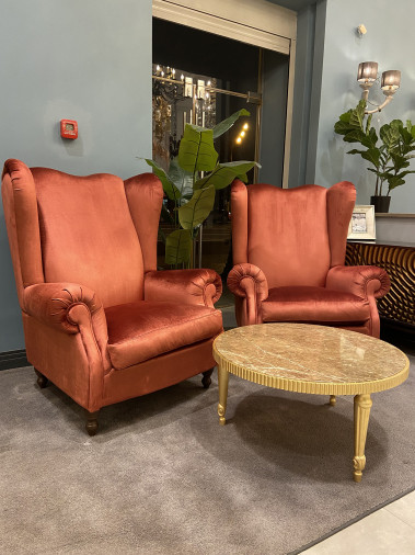 Кресло Bergere Mandarino