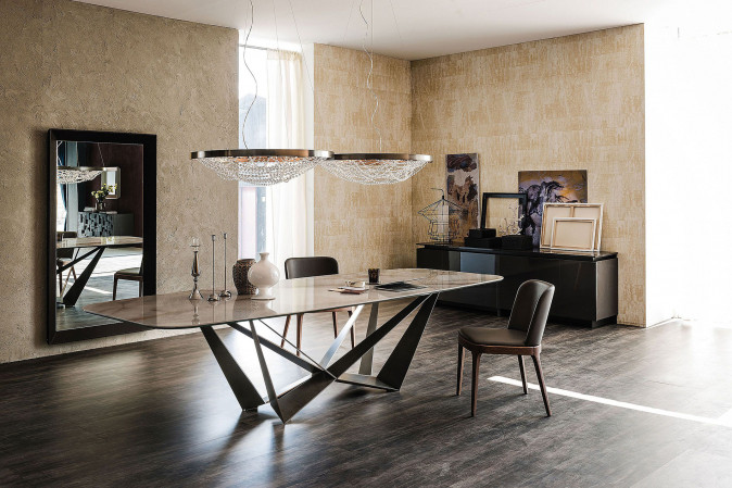 Стол обеденный Skorpio Keramik Glossy