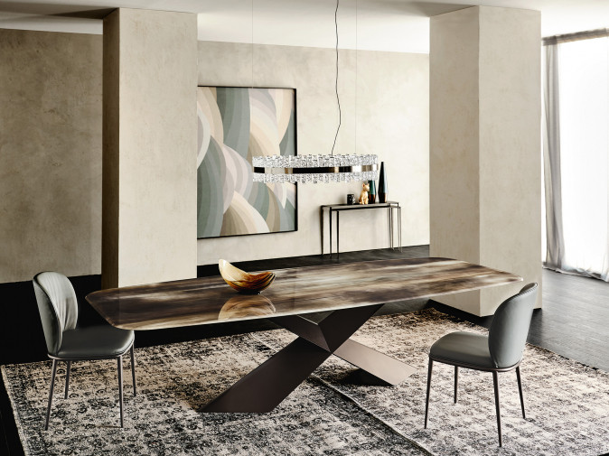 Стол обеденный Tyron Crystalart