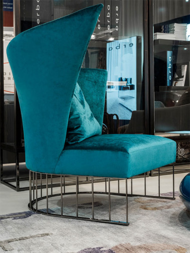 Кресло Virgola Blue