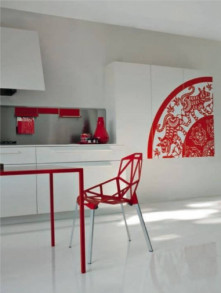 Кухня Playground Laccato One Side Bianco