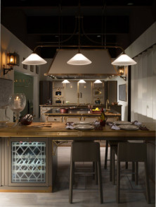 Кухня Beige Grey Brass